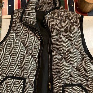 J Crew Herringbone Vest - Medium
